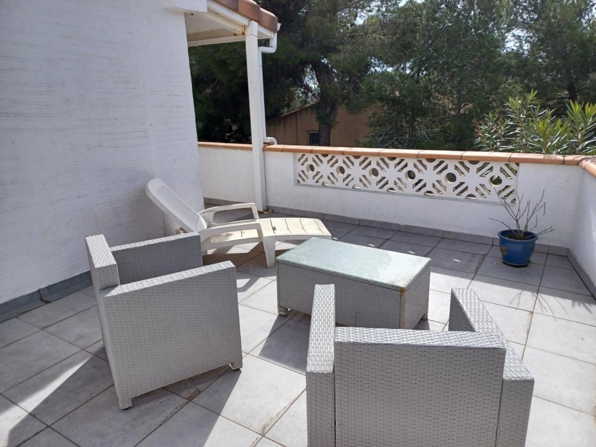 Cote Indigo - Villa 7 Personnes, 3 Chambres, 3 Terrasses - A 150 De La Mer Saint-Pierre-la-Mer  Luaran gambar
