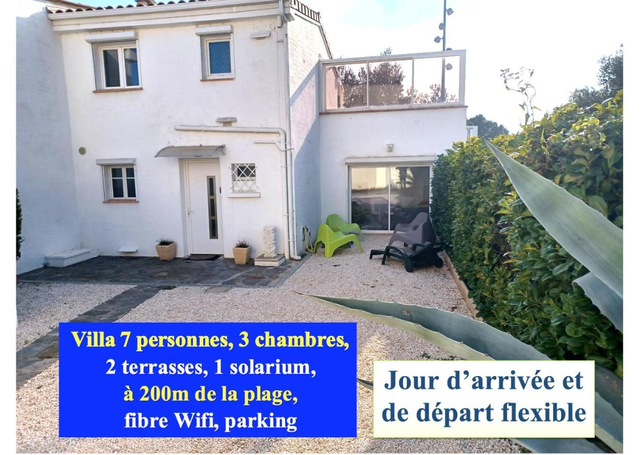 Cote Indigo - Villa 7 Personnes, 3 Chambres, 3 Terrasses - A 150 De La Mer Saint-Pierre-la-Mer  Luaran gambar